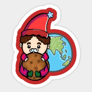 Baby Santa Sticker